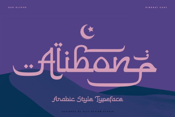 Alibon Arabic: A Premium Display Typeface for Editorial Excellence