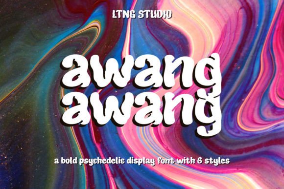 Awang-awang: The Bold Display Typeface for Trippy Digital Experiences