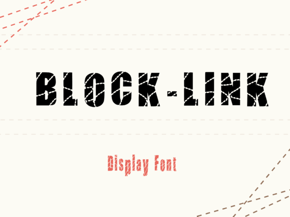 Block-Link Font for Bold Digital Branding