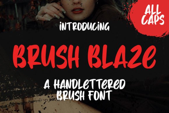 Brush Blaze: A Handwritten Font for Editorial Elegance
