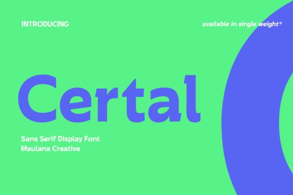 Certal Font for Professional Branding