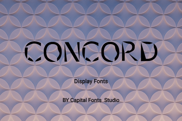 Concord: The Bold Display Typeface for Handmade Brands