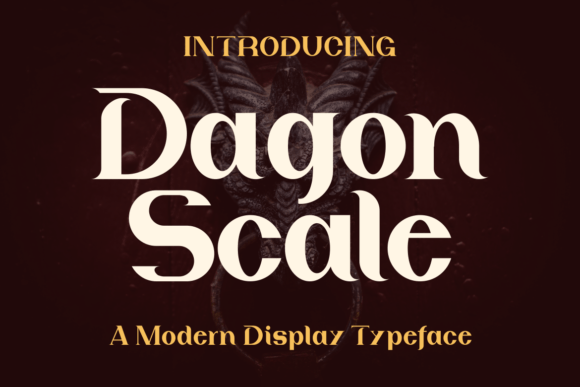 Dagon Scale: The Bold Display Font That Elevates Handmade Goods