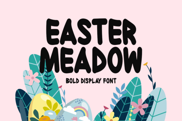 Easter Meadow: A Bold Display Typeface for Standout Branding