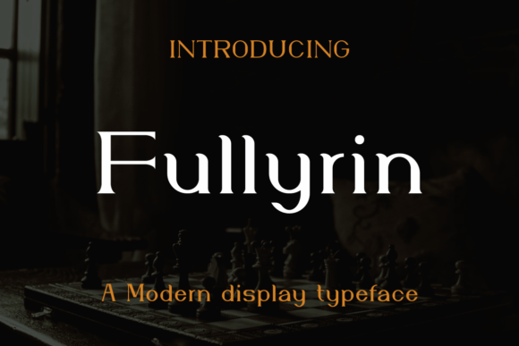 Fullyrin: The Elegant Display Font for Handmade Creators