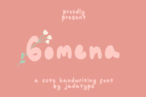 Gomena: A Playful Handwritten Display Font for Editorial Design