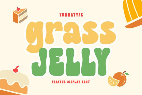 Grass Jelly: The Playful Display Font That Elevates Editorial Design