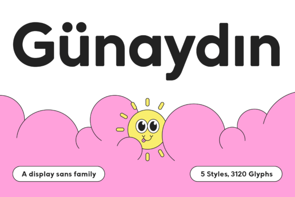 Gunaydin: The Modern Display Font for Polished Web Experiences