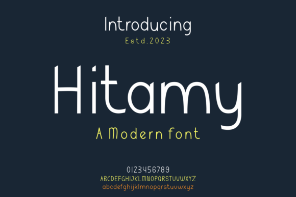 Hitamy: The Bold Display Font That Elevates Modern Campaigns
