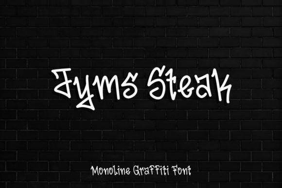 Jyms Steak: The Bold Display Font for Handmade Product Labels
