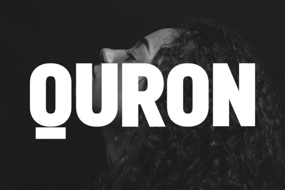 Quron: A Bold Modern Display Font for Premium Brand Identity