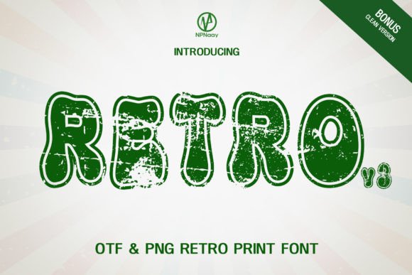 Retro V3: The Bold Display Typeface for High-Impact Campaigns