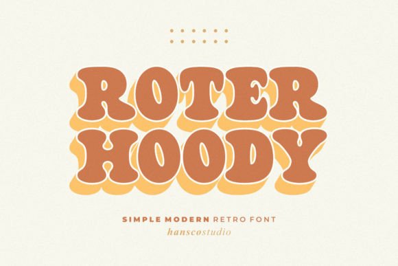 Roter Hoody Font for Bold Web Design
