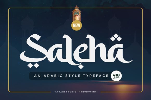 Saleha: The Premium Arabic Display Typeface for Modern Web Design