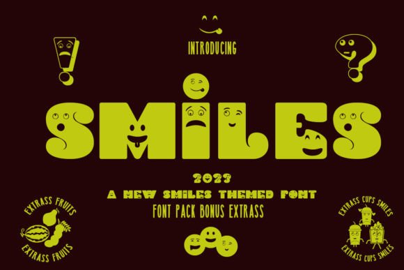 Smiles: The Bold Display Font That Brings Cheer to Brand Identity