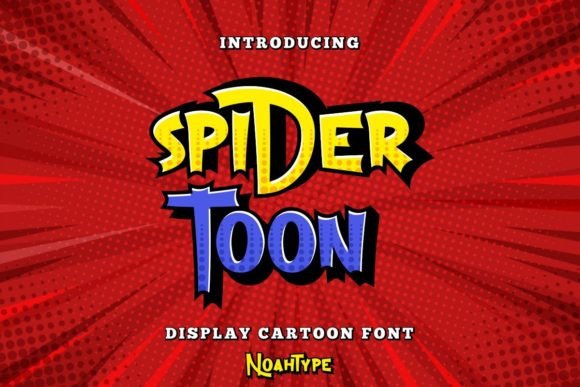 Spider Toon: The Playful Typeface That Elevates Small Business Branding