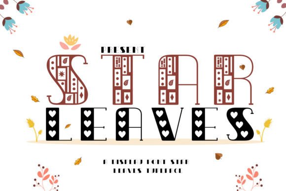 Star Leaves: A Whimsical Display Typeface for Modern Web Design