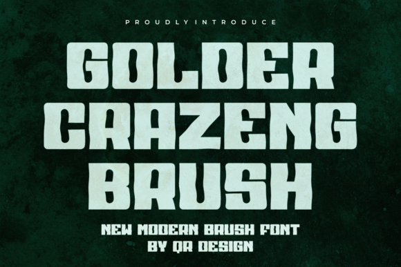 Why Golder Crazeng Brush Is the Ultimate Display Font for Bold Campaigns