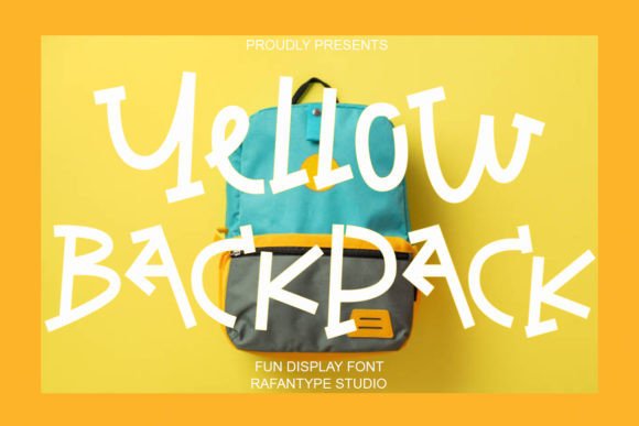 Yellow Backpack: The Playful Display Font for Modern Web Design